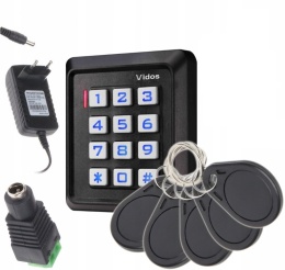 ZAMEK SZYFROWY ZESTAW ZS40 ZASILACZ BRELOK