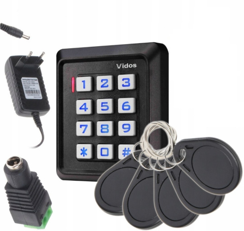 ZAMEK SZYFROWY ZESTAW ZS40 ZASILACZ BRELOK