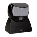 Czujnik ruchu 360/180st. 2 sensory, IP65, 1200W, czarny