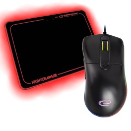 Mysz Gamingowa 3200 DPI + Podświetlana Podkładka