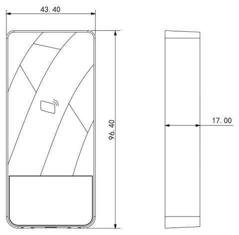 CZYTNIK ZBLIŻENIOWY ASR1200E-D DAHUA