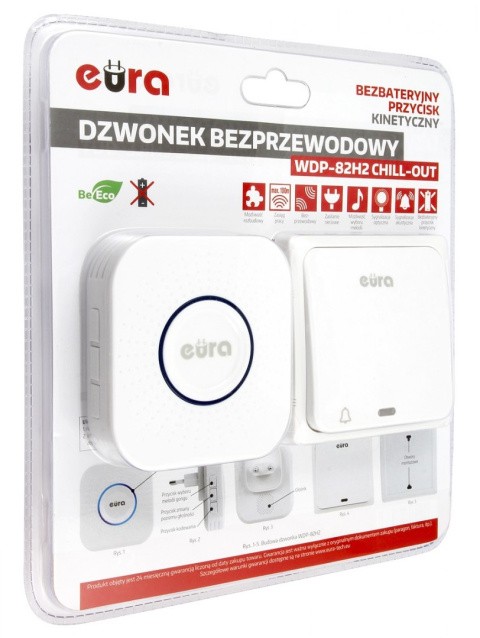 DZWONEK BEZPRZEW 4nadajniki 1odbiornik CHILL-OUT