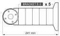 DYSTANS DLA MODUŁOWEGO UCHWYTU DO CZUJEK RUCHU BRACKET-E-3-GY SATEL