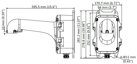UCHWYT KAMERY DS-1604ZJ-BOX Hikvision