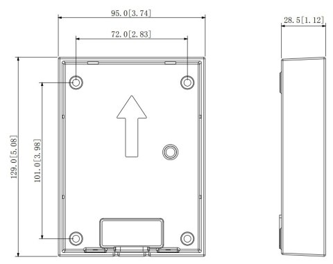 OBUDOWA NATYNKOWA VTM115 DAHUA