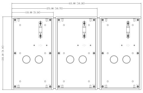 OBUDOWA PODTYNKOWA VTM127 DAHUA