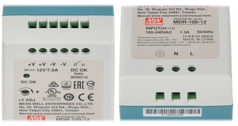 ZASILACZ IMPULSOWY MDR-100-12