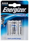 BATERIA LITOWA BAT-AAA-LITHIUM/E*P4 1.5 V LR03 AAA ENERGIZER