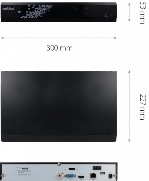 Rejestrator IP 16 NVR-4116-H1 NOVUS