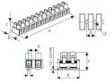 ZŁĄCZKA KOSTKA ELEKTRYCZNA 12-TOROWA 4-16mm2 PP-12-16 BIAŁA (1szt.)