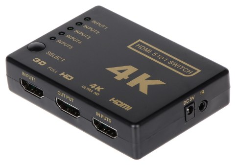 PRZEŁĄCZNIK HDMI-SW-5/1P