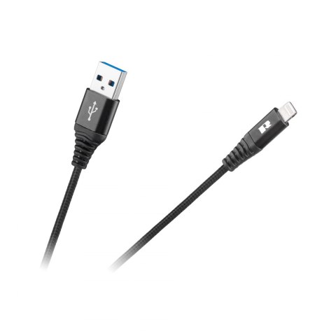 Kabel USB - Lightning REBEL 100 cm czarny