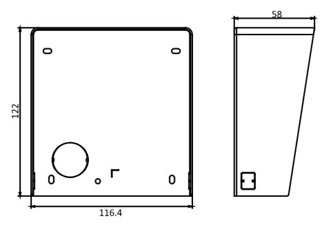 OBUDOWA NATYNKOWA DS-KABD8003-RS1 Hikvision