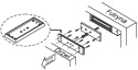 UCHWYT MONTAŻOWY DO DRZWI PRZECIWPOŻAROWYCH BK-800I