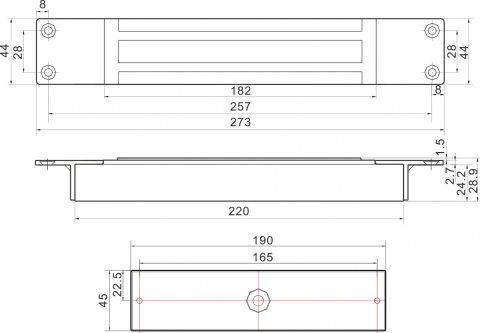 Zwora Elektromagnetyczna EL-800MS
