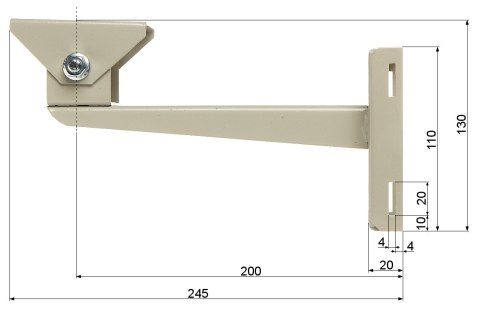UCHWYT OBUDOWY NA SŁUP BRP-20W
