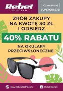 Plakat Rebel Electro - Promocja na okulary