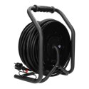 Przedłużacz bębnowy profesjonalny IP44, 4 gniazda 2P+Z (schuko), kabel gumowy olejoodporny, H07RN-F 3x2,5mm², długość 40m, unika