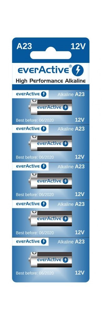 Bateria everActive Alkaline 23A 5BL Bateria everActive Alkaline 23A 5BL