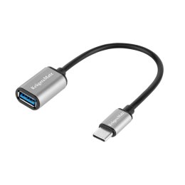 Kabel USB gniazdo A - wtyk typu C OTG Kruger&Matz Basic