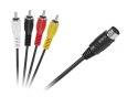 Kabel DIN-4 x RCA 1,8m