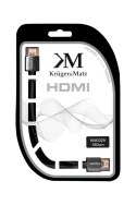 Kabel HDMI - HDMI wtyk-wtyk (A-A) 1.8m Kruger&Matz