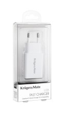 Ładowarka sieciowa Kruger&Matz USB z funkcją Quick Charge 3.0