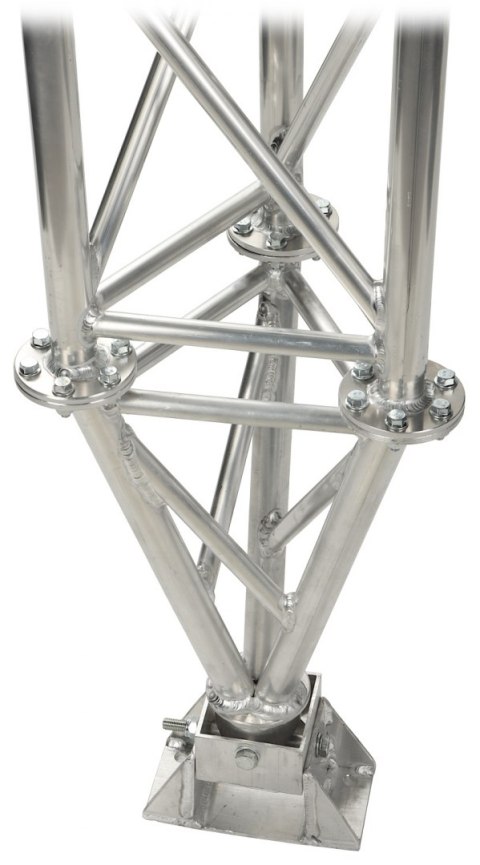 PODSTAWA PRZEGUBOWA DO MASZTÓW KRATOWYCH POSIADAJĄCYCH ODCIĄGI MK-1.5/POD-B