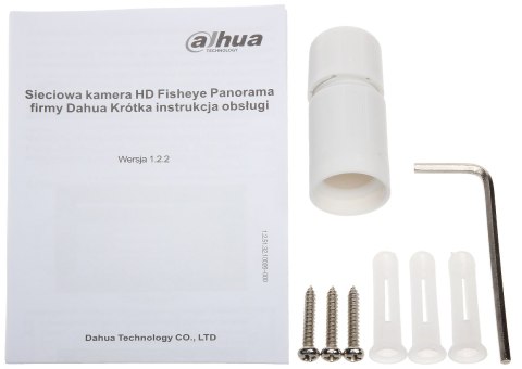 KAMERA WANDALOODPORNA IP IPC-EB5541-AS - 5 Mpx 1.4 mm - Fish Eye DAHUA