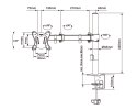 Uchwyt do monitora UDT-C012 13-27"