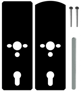 ZESTAW PODKŁADEK ''EURA'' ELW-06B9 ułatwiających montaż zamków ELH-60B9 i ELH-70B9