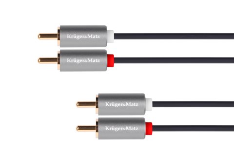 Kabel 2RCA-2RCA 10m Kruger&Matz Basic