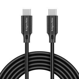 Kabel USB typu C - USB typu C 100 W 1 m Kruger&Matz Basic