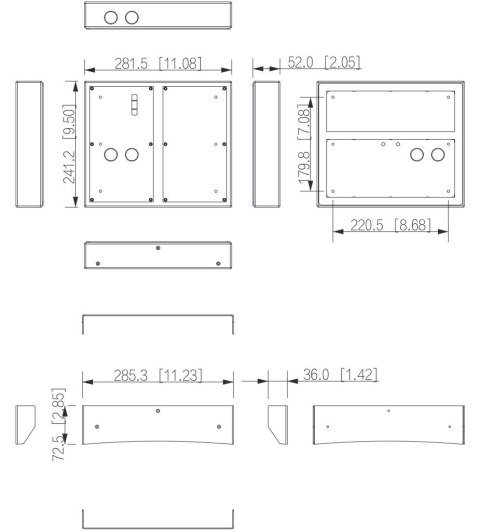 OBUDOWA NATYNKOWA VTM54R4 DAHUA