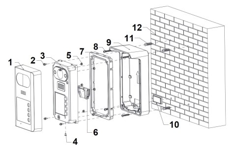 OBUDOWA NATYNKOWA VTM07R DAHUA