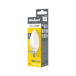 Lampa LED Rebel świeca 8W, E14, 3000K, 230V