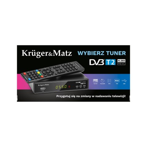 Baner Kruger&Matz - Tunery DVB-T2 (200 x 100 cm)