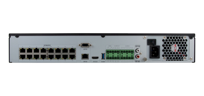 32-kanałowy Rejestrator IP z Dyskiem 6TB NVR-6332P16-H4/F-TB6
