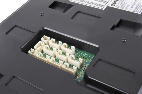 WIDEODOMOFON ''EURA'' VDP-99C5 - czarny, dotykowy LCD 10'', AHD, WiFi, pamięć obrazów, kamera 1080p, RFID, szyfrator, natynk