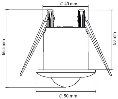 CZUJKA PIR MD-14B7 AC 230V DO STEROWANIA OŚWIETLENIEM EL HOME