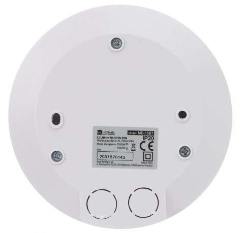 CZUJKA PIR MD-18B7 AC 230V DO STEROWANIA OŚWIETLENIEM EL HOME