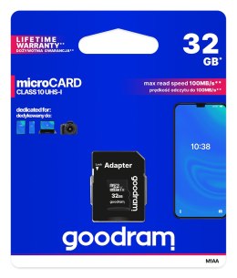 Karta pamięci microSD 32GB UHS-I Goodram z adapterem