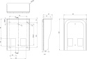 OSŁONA ALUMINIOWA DO MONTAŻU NATYNKOWEGO STACJI OS-9B