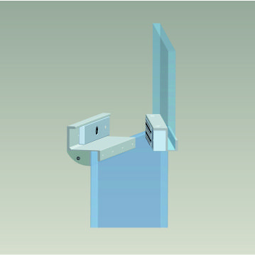 UCHWYT MONTAŻOWY DO WITRYN SZKLANYCH BK-600DGZ2