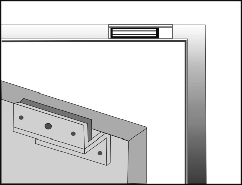 UCHWYT MONTAŻOWY TYPU "ZL" DO DRZWI OTWIERANYCH DO WEWNĄTRZ BK-1200ZL2