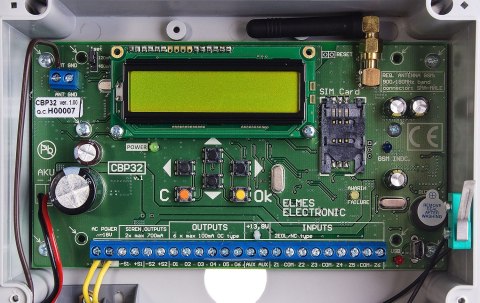 CBP32S - bezprzewodowa centrala alarmowa w obudowie