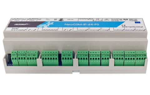 NeoGSM-IP-64-PS-D12M - centrala alarmowa z zasilaczem