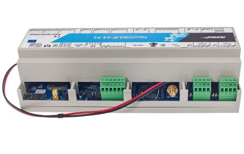 NeoGSM-IP-64-PS-D12M - centrala alarmowa z zasilaczem