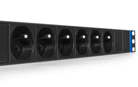 6GN-E - listwa zasilająca 19" - 6 gniazd EURO