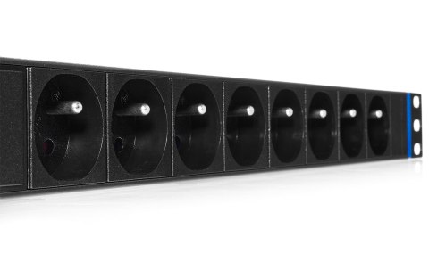 8GN-E - listwa zasilająca 19" - 8 gniazd EURO